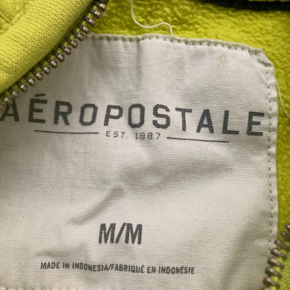 Aeropostale green hoodie sweatshirt  - size M - Picture 5 of 7